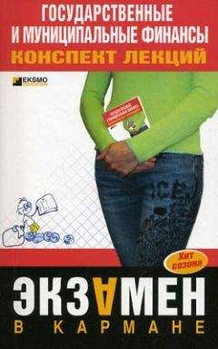 Мария Новикова - Государственные и муниципальные финансы: конспект лекций